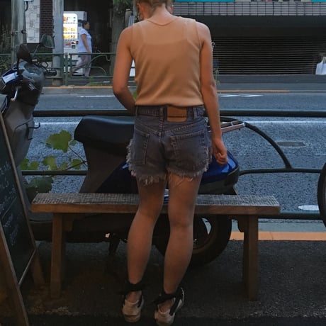 [USED] ふさふさ♡Levi's CUTOFF DENIM SHORTS