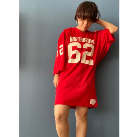 [USED] フットボール GAME メッシュTee