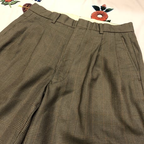 [USED] グレンチェックスラックス♡