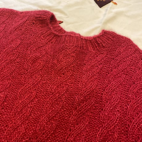 [USED] 真っ赤なモヘアKNIT❤️