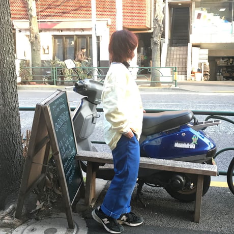 [USED]かわいいヒマワリのプリントスエット