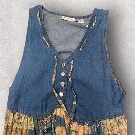[USED]  デニムワンピース  💙