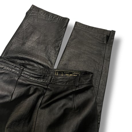 [USED] ハイウエストLEATHER PANTS  🖤