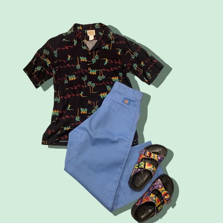 [USED] フラガール🌴Hawaiian shirt