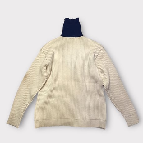 [USED] vintage タートル リブニット