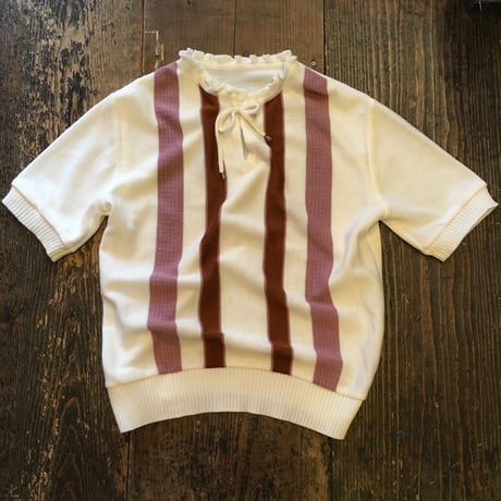 [USED] かわいい♡ラメ入り S/S ニット