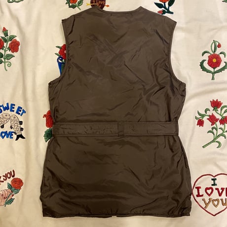 [USED] REVERSIBLE LONG VEST♡