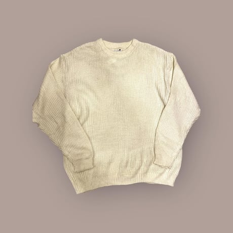 [USED] ざっくり編み white 🤍 アクリル ニット