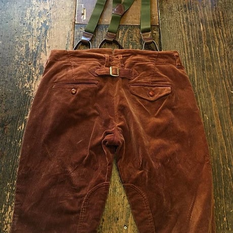 [USED] コーデュロイ乗馬パンツ