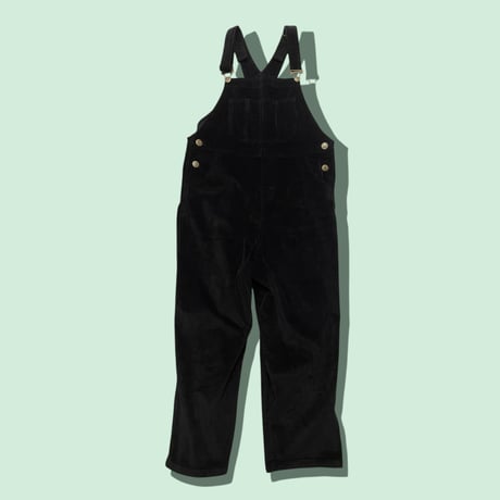 [USED] BLACK コーデュロイオーバーオール