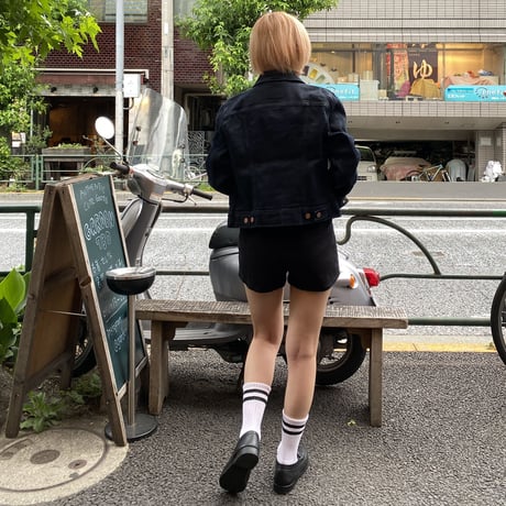 [USED] "American Apparel" BLACK SHORTS♡
