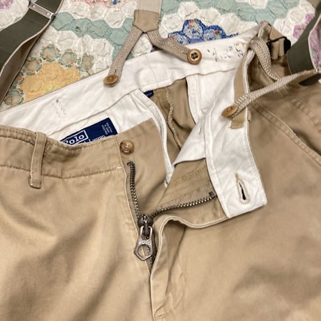 [USED] POLO CHINO サスペンダー付き
