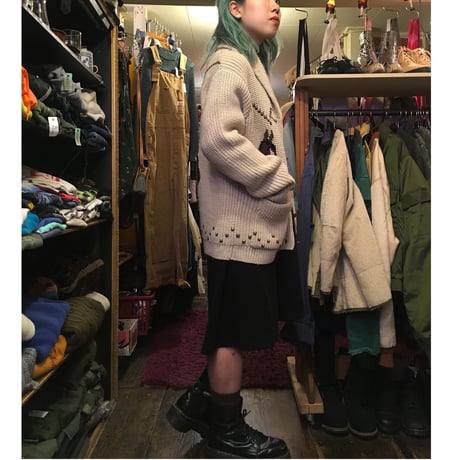 [USED] CUTE HORSE♡70's カウチンニット