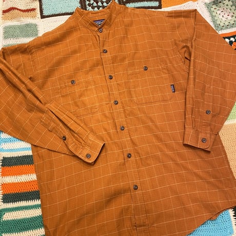 [USED] patagonia スタンドカラー　チェックシャツ