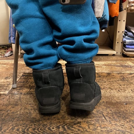 [USED]  UGG🐑シープスキンブーツ BLACK