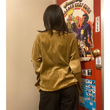 [USED] “男”ベロアスウェット