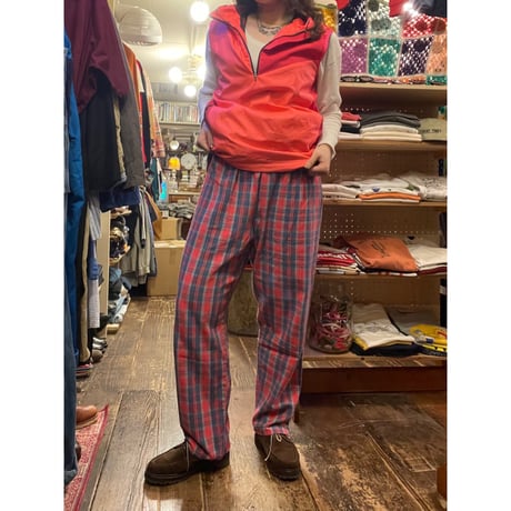 [USED] NEL CHECK  パジャマパンツ