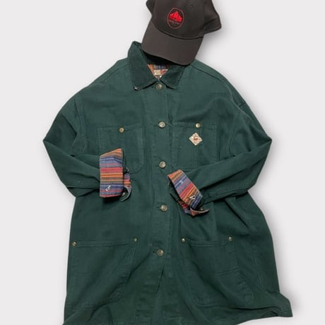 [USED]  Green 🫛cotton カバーオール