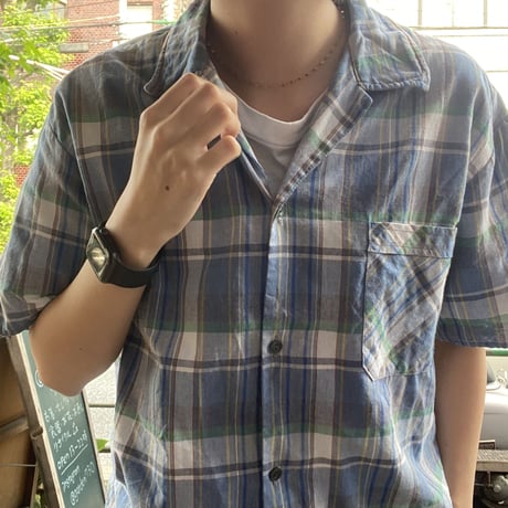 [USED] マルチカラーのS/S Checkシャツ
