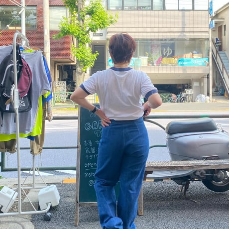 [USED]ブリジット・バルドー チビ トリムTee💙