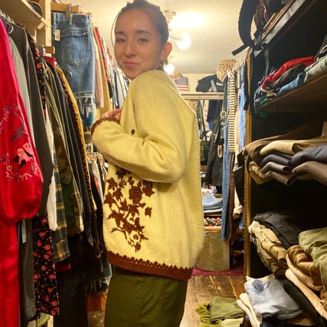 [USED] vintage カーディガン♡