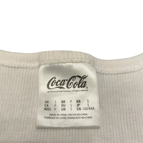 [USED] チェリーコーク🍒 リブ TANKTOP