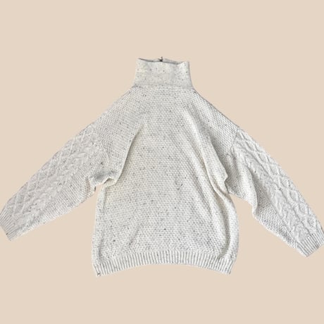 [USED] バニラビーンズ HALF ZIP ニット