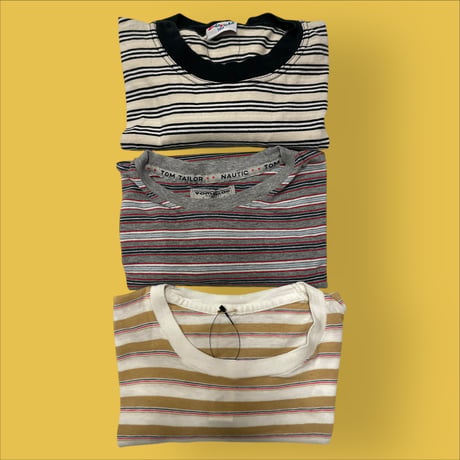 [USED] ボーダー チビtee