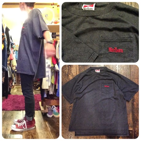[USED] マルボロ BIG ポケTee