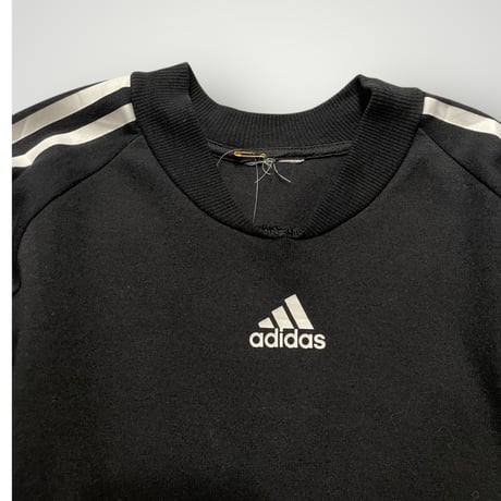 [USED]adidas 3本ラインBLACKワンピース
