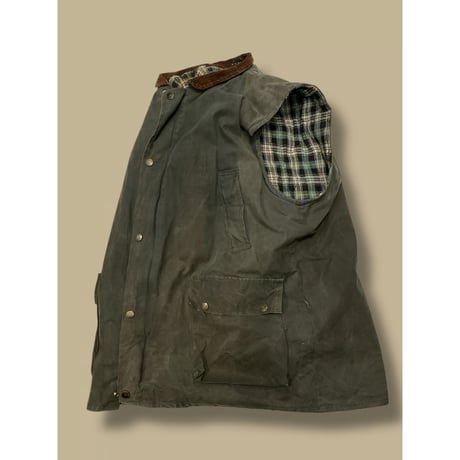 [USED] オイルド ベスト made in ENGLAND.