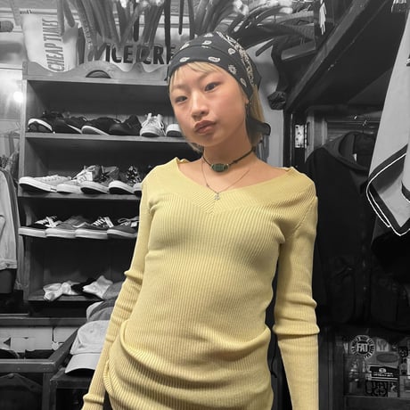 [USED]Lady’s リブトップス💛