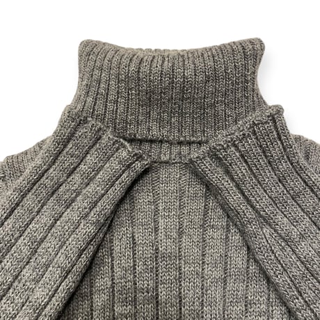 [USED] "toricot" COMME de GARCONS リブタートルニット