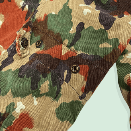 [USED] スイス軍 CAMO柄オーバーオール