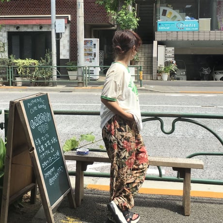 [USED] 花柄 レーヨンパンツ