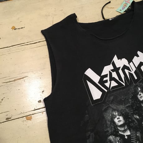 [USED] DESTRUCTION cutoff  sleeveless Tee