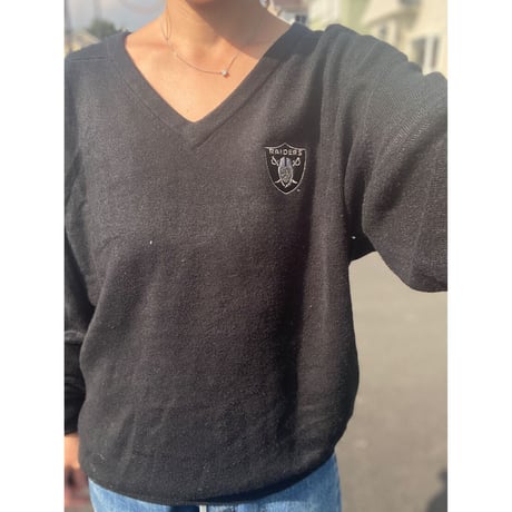[USED] NFL "RAIDERS" ニット