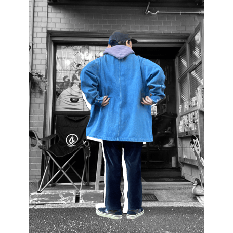 [USED] DENIM カバーオール made in QATAR.