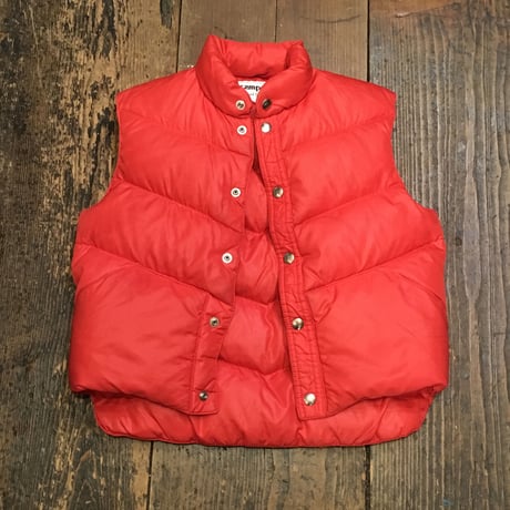 [USED] vintage CAMPUS ちび丈ダウンVEST