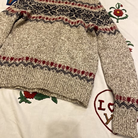 [USED] L.L.Bean ノルディック柄KNIT⛄️