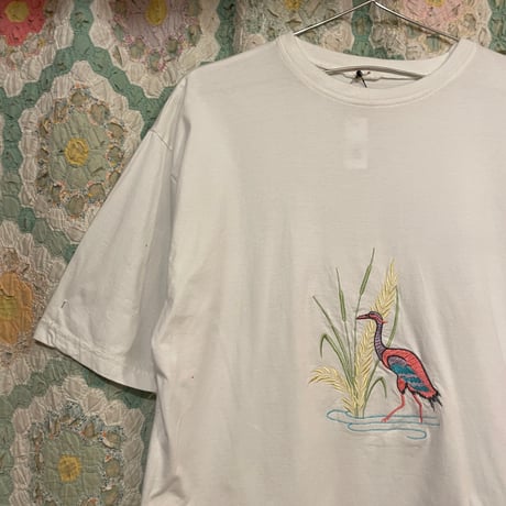 [USED] さぎ刺繍 Tee