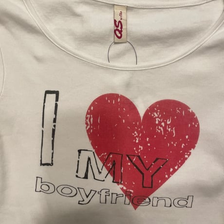 [USED] I❤️MY boyfriend ピチtee