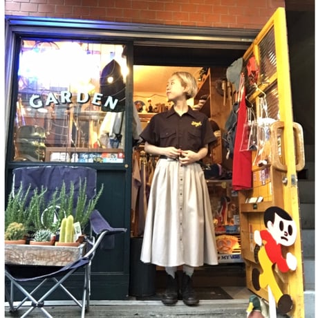 [USED]  WORK SHIRTS !! BROWN
