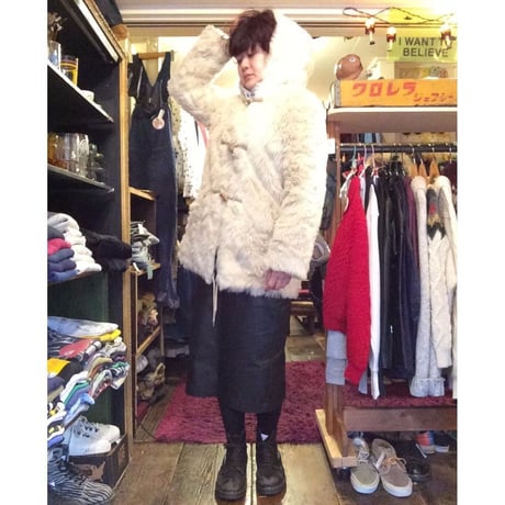 [USED] フェイクファーコート