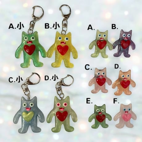 [BENICOTOY] とぅるキラ キーホルダー小 & PINS