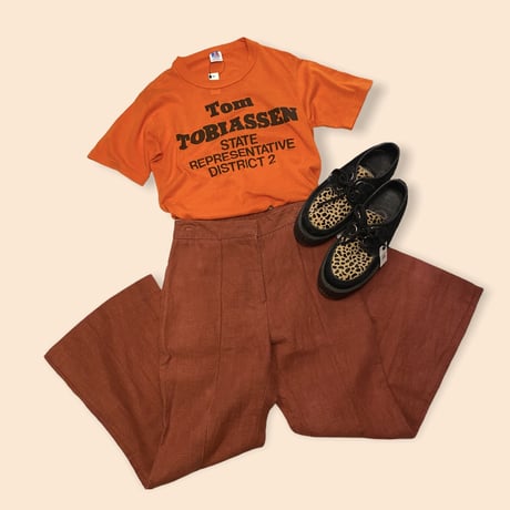 [USED] VINTAGE "Tom TOBIASSEN" Tee🧡