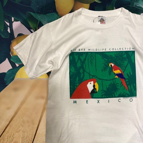 [USED]  90's MEXICO オウム🦜  Tee