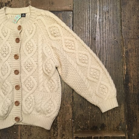 [USED] Simple ケーブル編みニットカーディガン