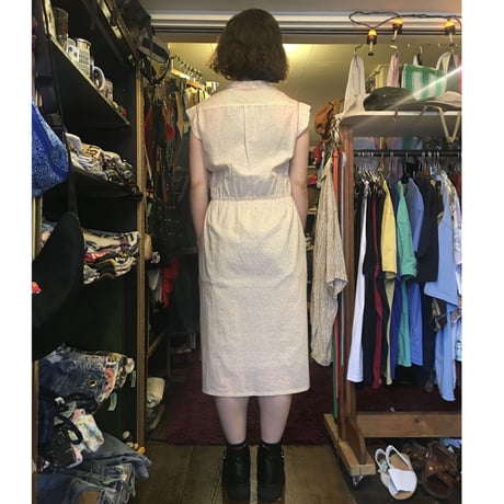[USED] COTTON ドットワンピース