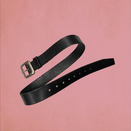 [USED] BLACK Leather Belt